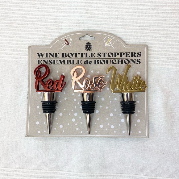 Wild Eye Designs Wine Stoppers Set in Red, White, & Rose - Picture 3 of 7